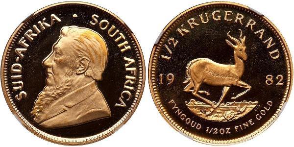 1/2 Krugerrand Південно-Африканська Республіка Золото 