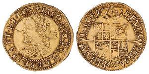 1/2 Laurel 英格兰王国 金 詹姆斯六世及一世 (1566-1625)