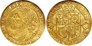 1/2 Laurel 英格兰王国 金 詹姆斯六世及一世 (1566-1625)