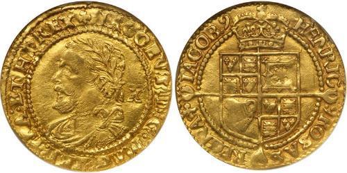 1/2 Laurel 英格兰王国 金 詹姆斯六世及一世 (1566-1625)