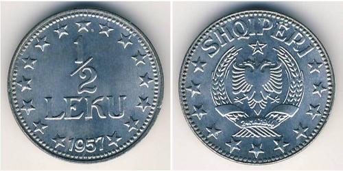 1/2 Lek Albania Zinc 