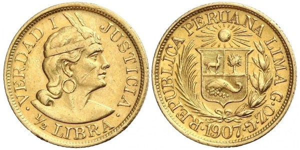 1/2 Libra Peru Gold 