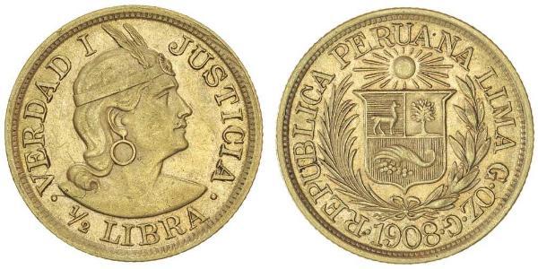 1/2 Libra Peru Gold 