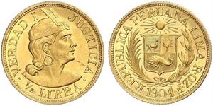 1/2 Libra Perú Oro 