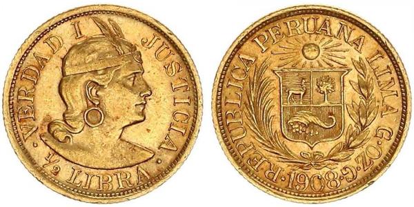 1/2 Libra Perú Oro 
