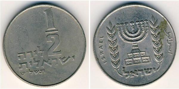 1/2 Lira Israele (1948 - ) Rame/Nichel 