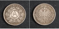 1/2 Mark Germania Argento 