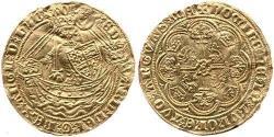 1/2 Noble Kingdom of England (927-1649,1660-1707) Gold Edward III (1312-1377)