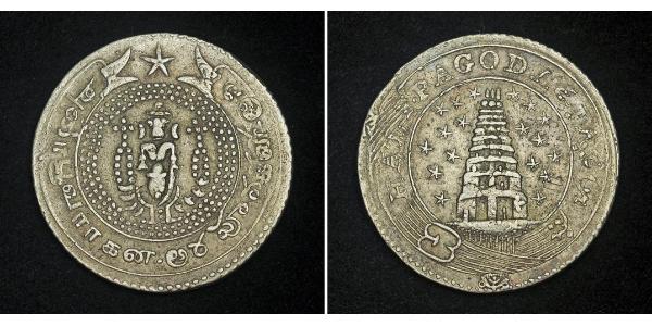 1/2 Pagoda Британська Ост-Індська компанія (1757-1858) Срібло 