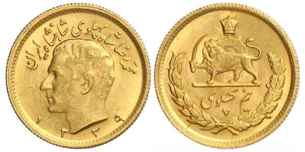 1/2 Pahlavi Iran Gold 