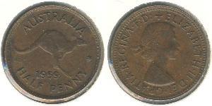 1/2 Penny Australia (1939 - ) Bronce 