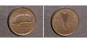 1/2 Penny Irlanda (1922 - ) Bronce 