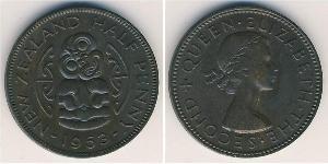 1/2 Penny Nueva Zelanda Bronce 