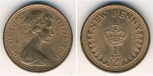 1/2 Penny Reino Unido (1922-) Bronce Isabel II (1926-2022)