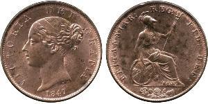 1/2 Penny Reino Unido de Gran Bretaña e Irlanda (1801-1922) Bronce Victoria (1819 - 1901)