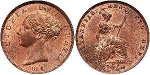 1/2 Penny Reino Unido de Gran Bretaña e Irlanda (1801-1922) Bronce Victoria (1819 - 1901)