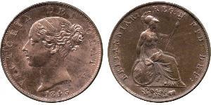 1/2 Penny Reino Unido de Gran Bretaña e Irlanda (1801-1922) Bronce Victoria (1819 - 1901)