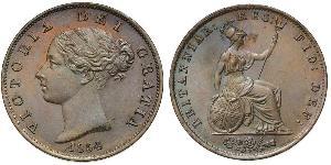 1/2 Penny Reino Unido de Gran Bretaña e Irlanda (1801-1922) Bronce Victoria (1819 - 1901)