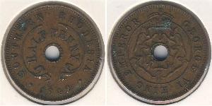 1/2 Penny Southern Rhodesia (1923-1980) Bronce Jorge VI (1895-1952)