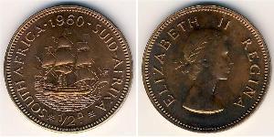 1/2 Penny Afrique du Sud Bronze Elizabeth II (1926-2022)