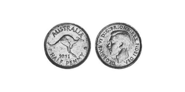 1/2 Penny Australia (1939 - ) Bronze 