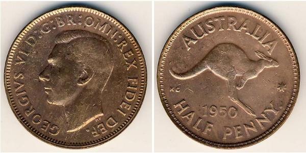 1/2 Penny Australia (1939 - ) Bronze 