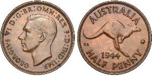 1/2 Penny Australie (1939 - ) Bronze 