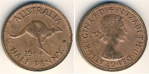 1/2 Penny Australie (1939 - ) Bronze 