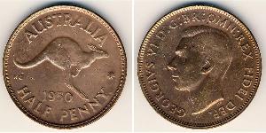 1/2 Penny Australien (1939 - ) Bronze 