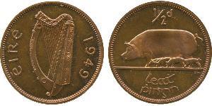 1/2 Penny Irlande (1922 - ) Bronze 