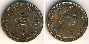1/2 Penny Royaume-Uni Bronze 