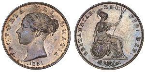 1/2 Penny Royaume-Uni de Grande-Bretagne et d