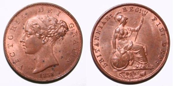1/2 Penny Royaume-Uni de Grande-Bretagne et d