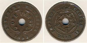 1/2 Penny Southern Rhodesia (1923-1980) Bronze Georg VI (1895-1952)