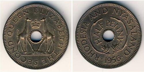 1/2 Penny Southern Rhodesia (1923-1980) Bronze 