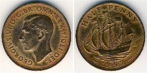 1/2 Penny United Kingdom Bronze 