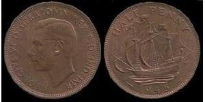 1/2 Penny United Kingdom Bronze 