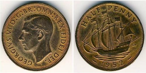 1/2 Penny United Kingdom Bronze 