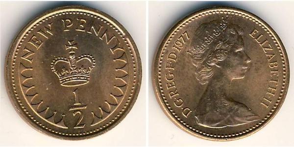 1/2 Penny United Kingdom (1922-) Bronze Elizabeth II (1926-2022)