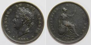 1/2 Penny United Kingdom of Great Britain and Ireland (1801-1922) Bronze George IV (1762-1830)