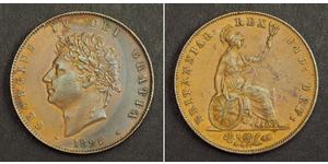 1/2 Penny United Kingdom of Great Britain and Ireland (1801-1922) Bronze George IV (1762-1830)