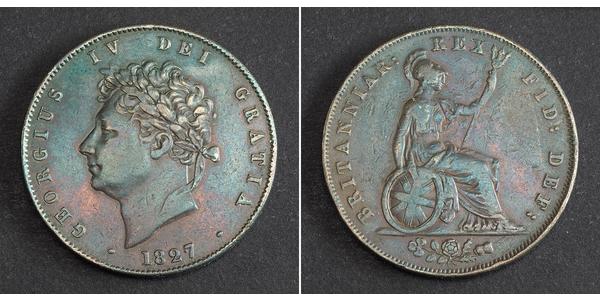 1/2 Penny United Kingdom of Great Britain and Ireland (1801-1922) Bronze George IV (1762-1830)