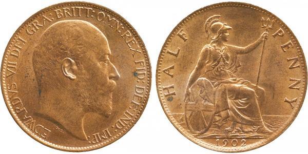 1/2 Penny United Kingdom of Great Britain and Ireland (1801-1922) Bronze Edward VII (1841-1910)