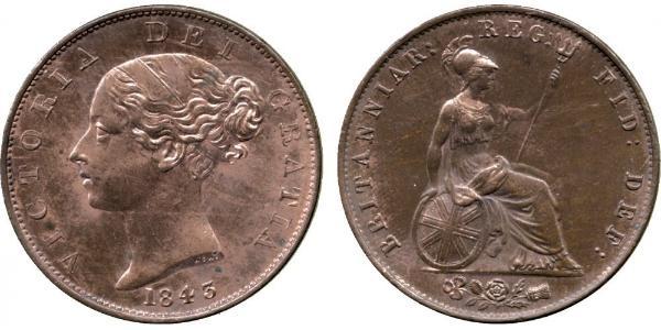 1/2 Penny United Kingdom of Great Britain and Ireland (1801-1922) Bronze Victoria (1819 - 1901)