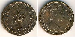 1/2 Penny Vereinigtes Königreich Bronze 