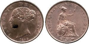 1/2 Penny Vereinigtes Königreich von Großbritannien und Irland (1801-1922) Bronze Victoria (1819 - 1901)