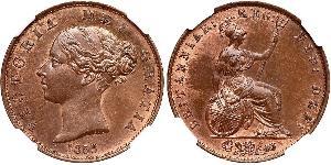 1/2 Penny Vereinigtes Königreich von Großbritannien und Irland (1801-1922) Bronze Victoria (1819 - 1901)