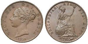 1/2 Penny Vereinigtes Königreich von Großbritannien und Irland (1801-1922) Bronze Victoria (1819 - 1901)