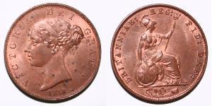 1/2 Penny Vereinigtes Königreich von Großbritannien und Irland (1801-1922) Bronze Victoria (1819 - 1901)