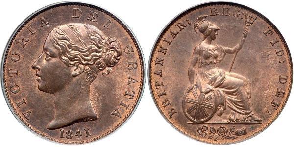1/2 Penny Vereinigtes Königreich von Großbritannien und Irland (1801-1922) Bronze Victoria (1819 - 1901)